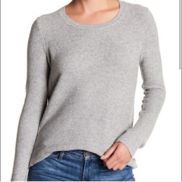 Madewell Sweaters - Madewell riverside grey textured sweater S